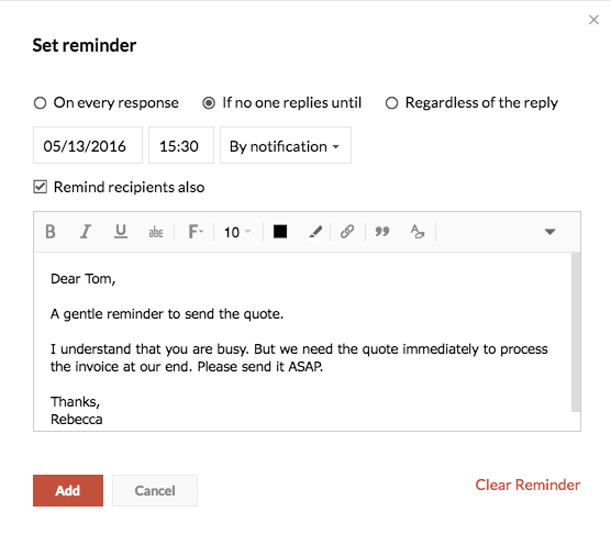 How To Write Gentle Reminder Email