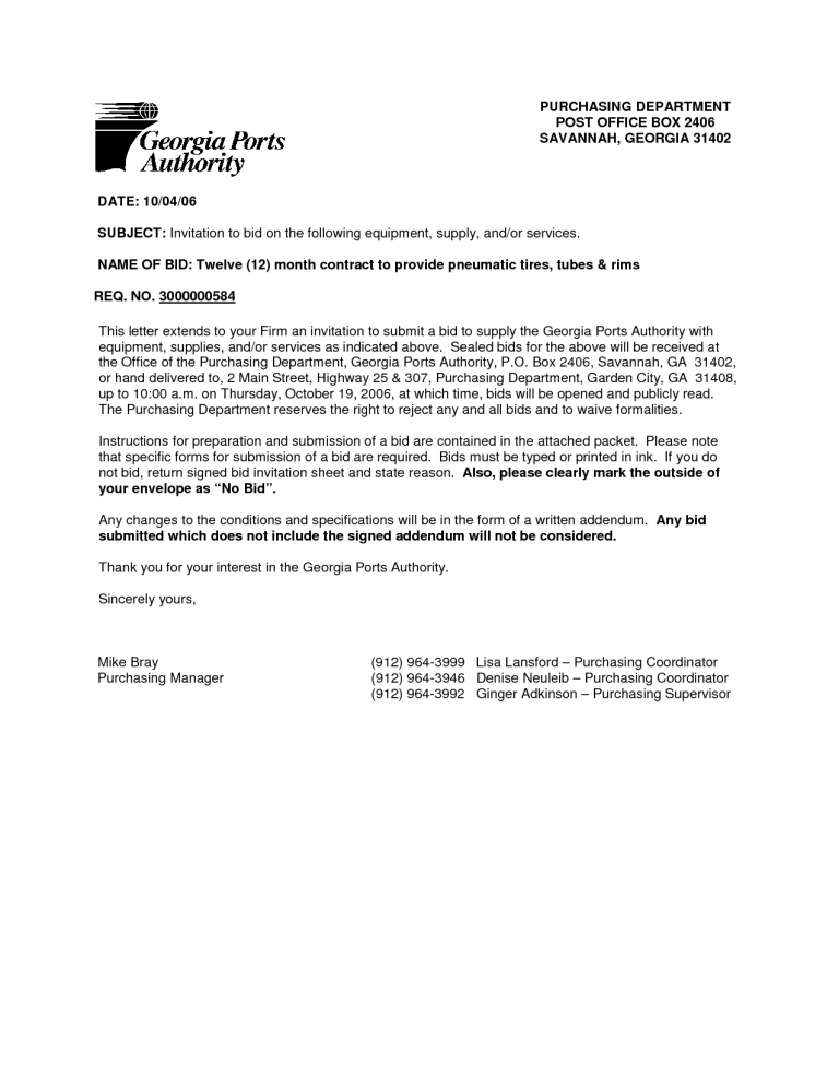 Bid Proposal Cover Letter | scrumps
