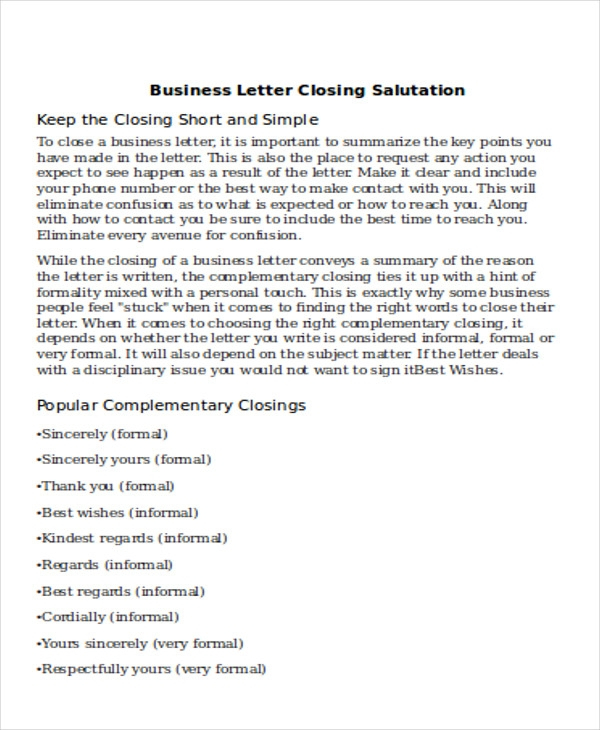 Business Letter Salutation Scrumps