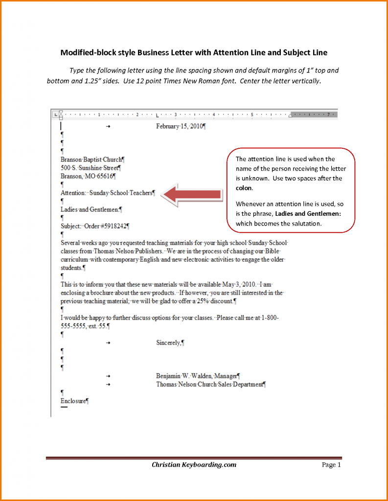 Business Letter Spacing Rules | scrumps