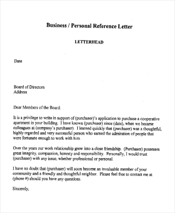 Business Referral Letter | scrumps