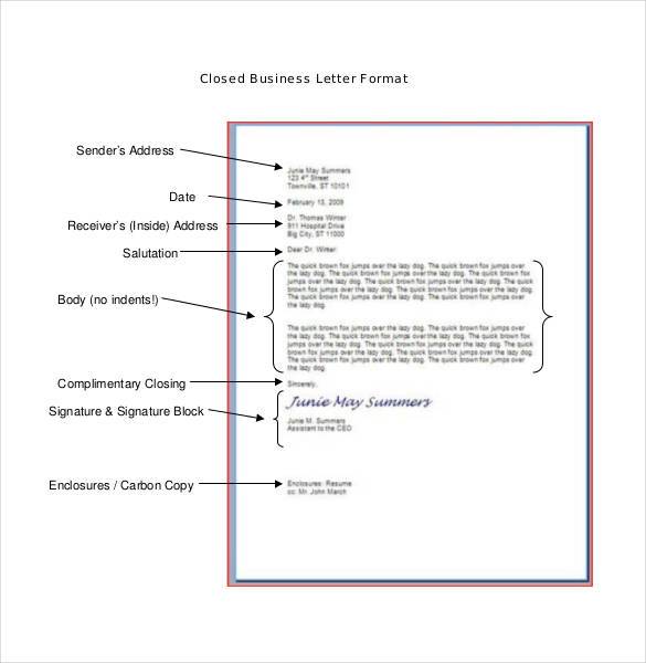17+ buisness letter template | the principled society