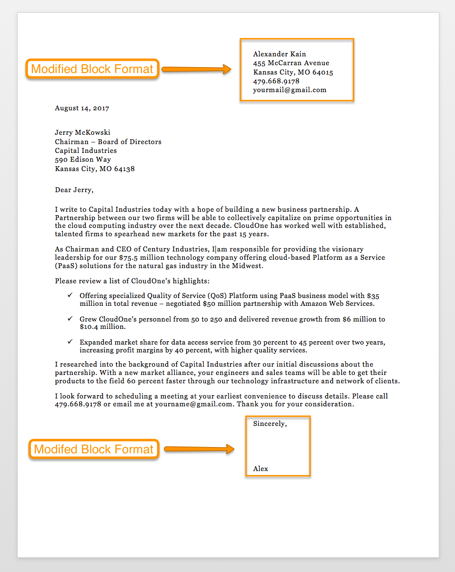 6 Samples of Business Letter Format to Write a Perfect Letter