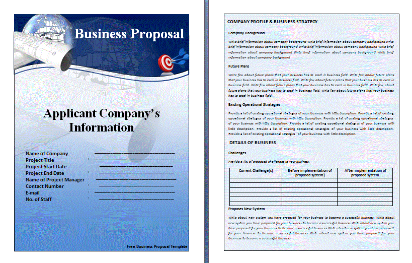 6+ free template for business proposal download | trinity training