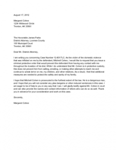 attorney letter sample district address support child modification dui case off documents cut nbsp