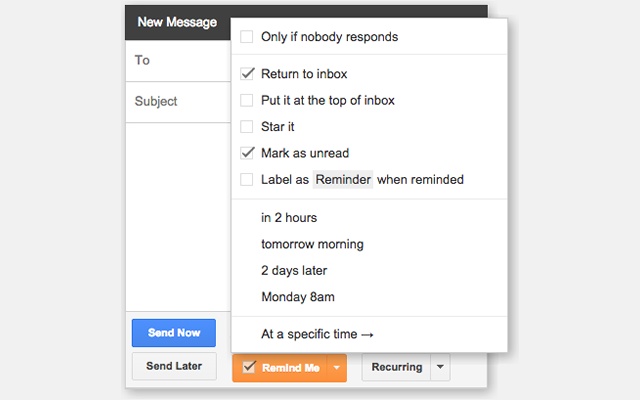 How to send follow up email reminders