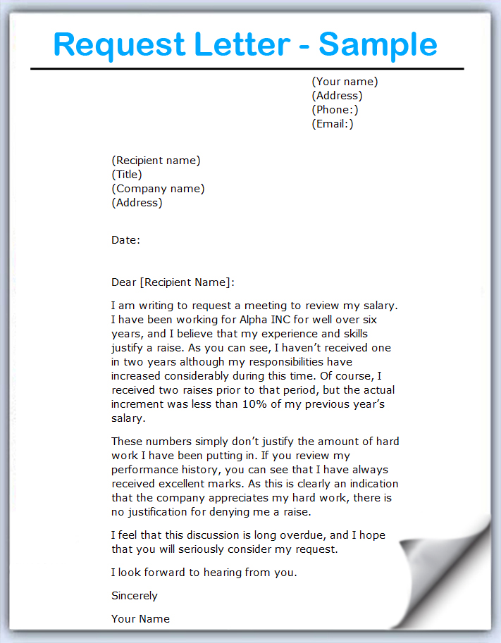 How To Write A Request Letters | scrumps