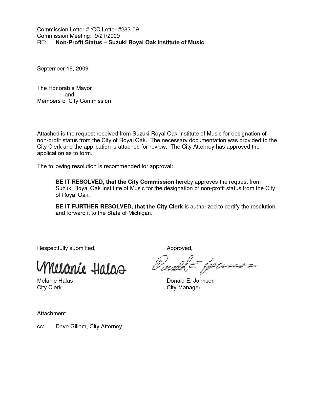 Sample Document With Enclosure And Cc Formal Letter With Cc Letters 