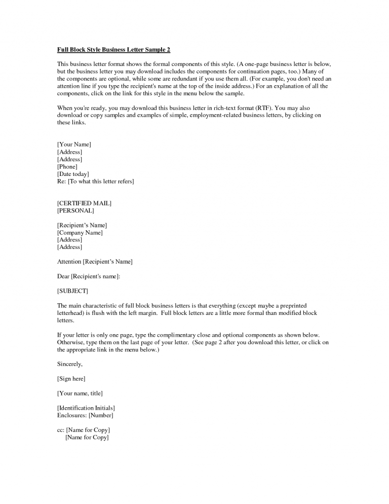 Letter With Enclosures Sample scrumps