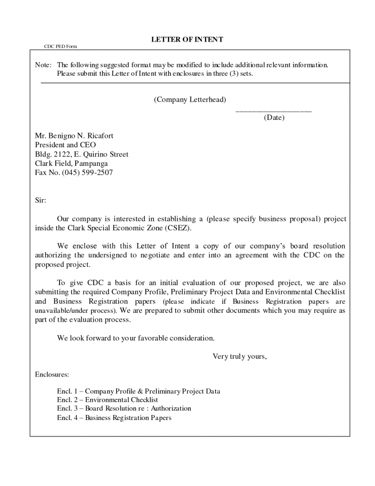 Letter With Enclosures Sample Scrumps