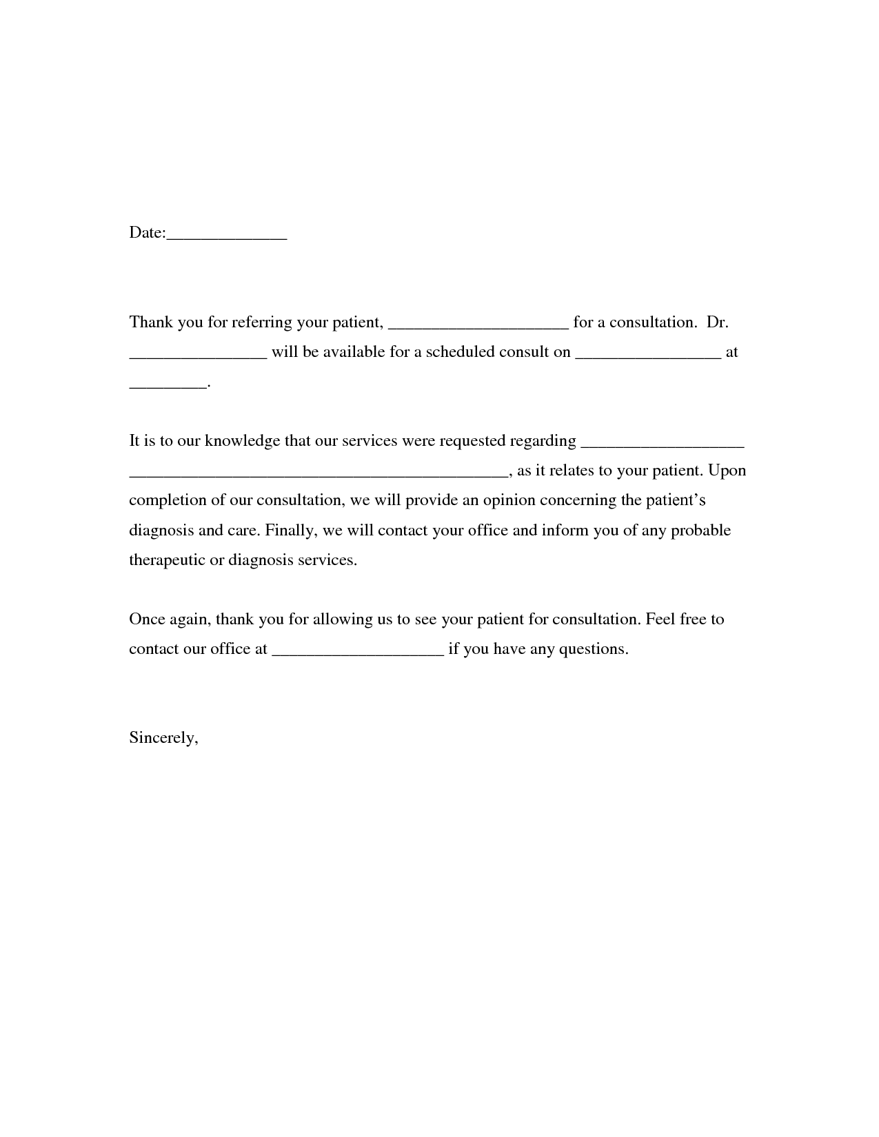 Client Referral Thank You Letter Gallery Letter Format Formal Sample