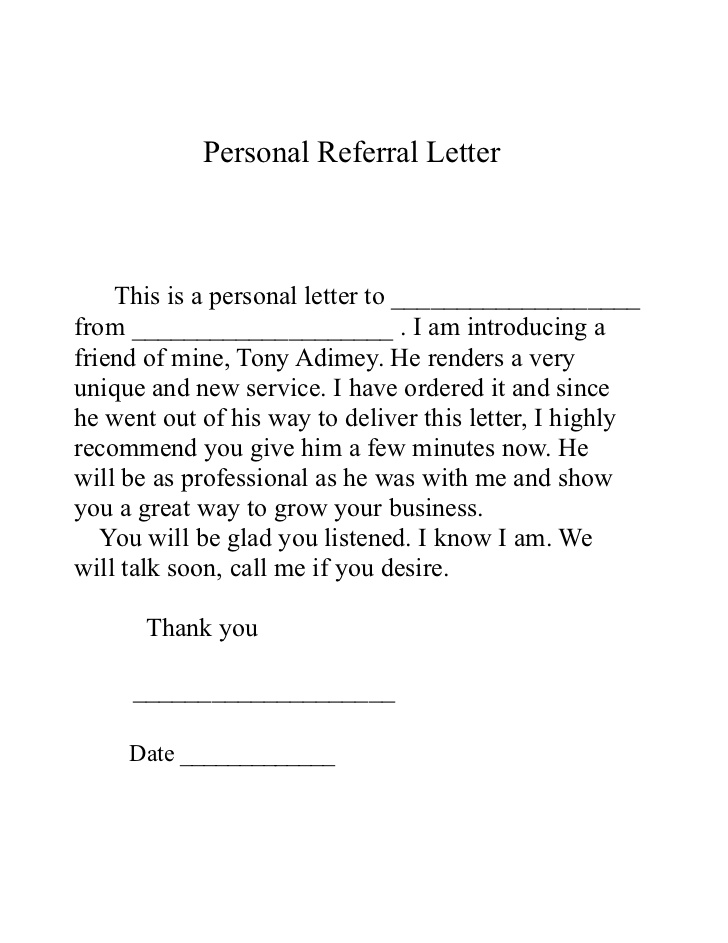 Resume Cover Letter Referral From Friend July 2021