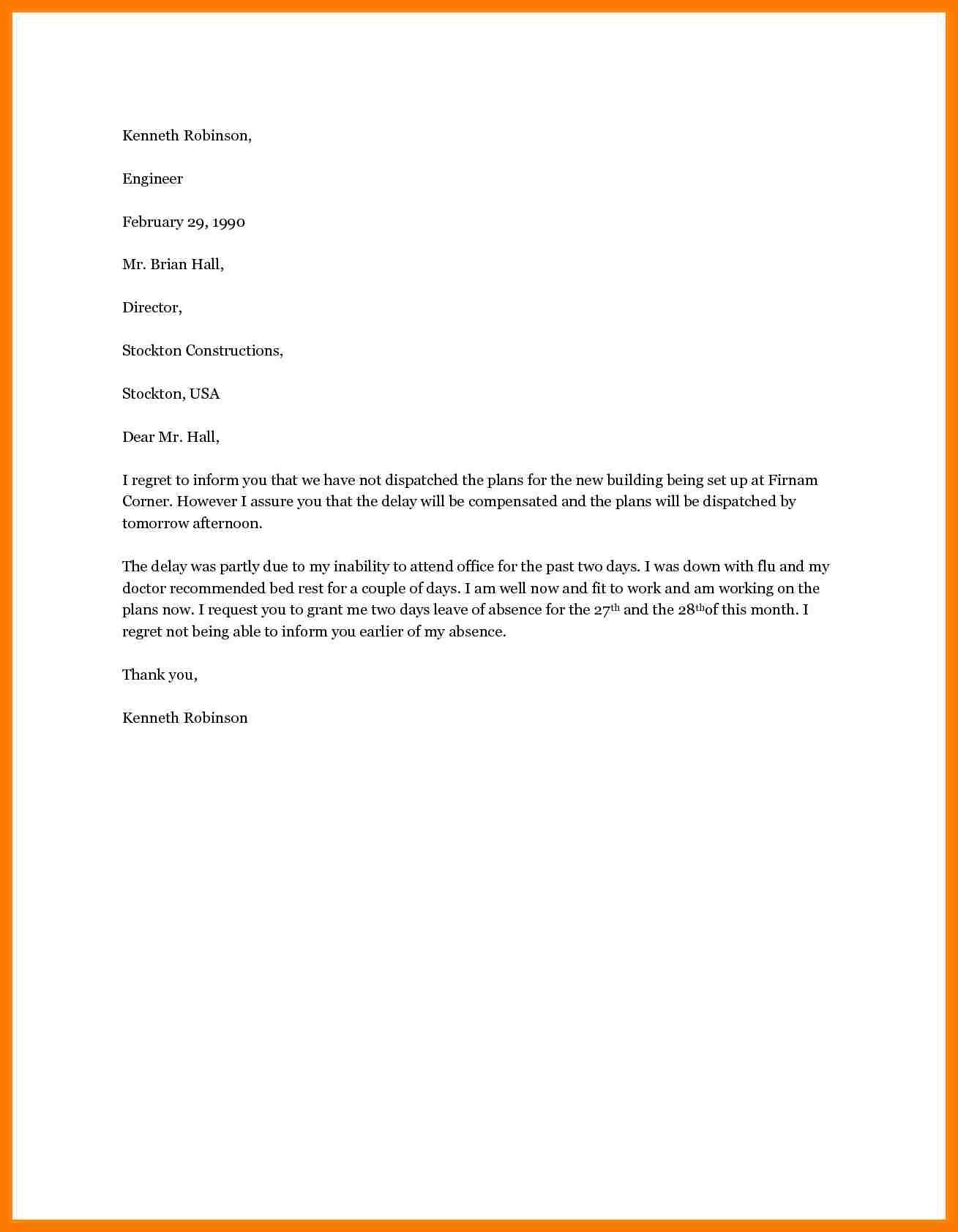 Request For Vacation Letter | scrumps