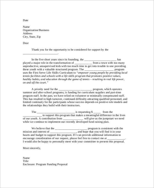 Sample Letter Asking For Business Opportunity | scrumps