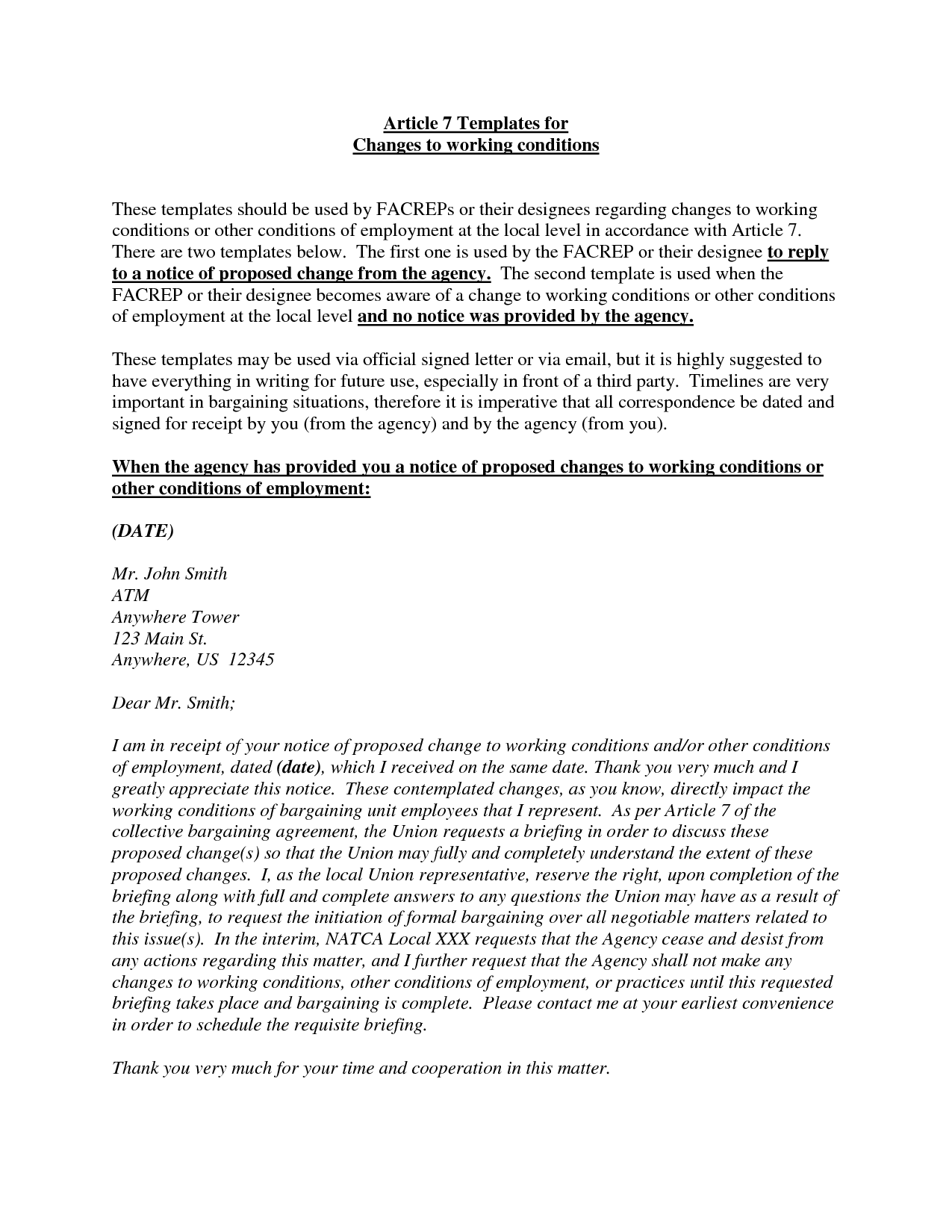 Sample Letter Of Request To Change Work Schedule | scrumps