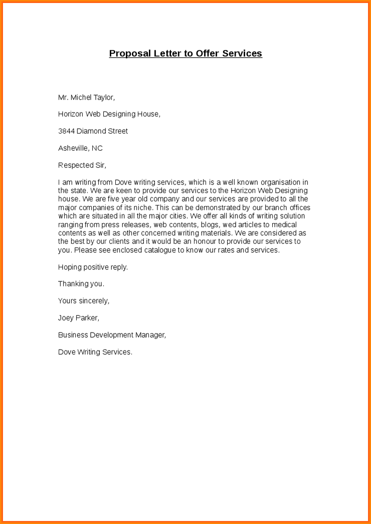 Service Proposal Letter Scrumps