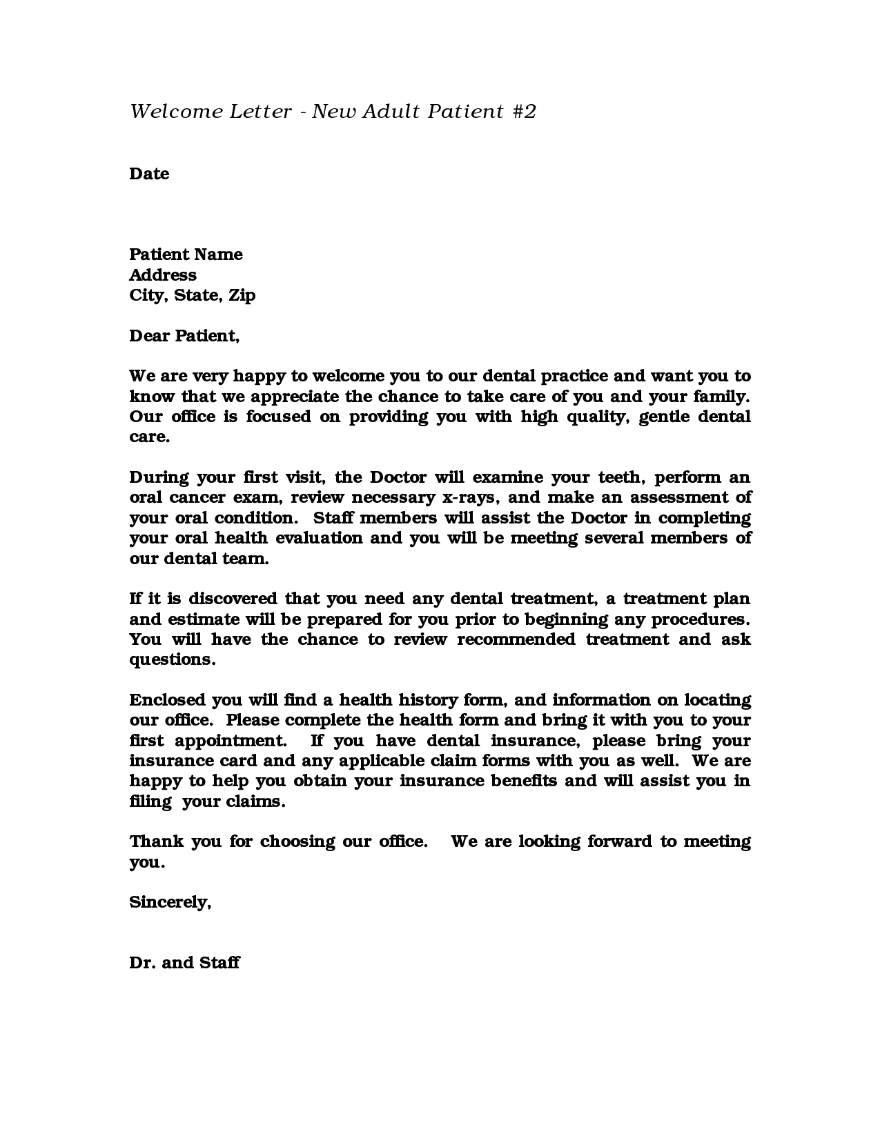 Thank You Referral Letters | scrumps