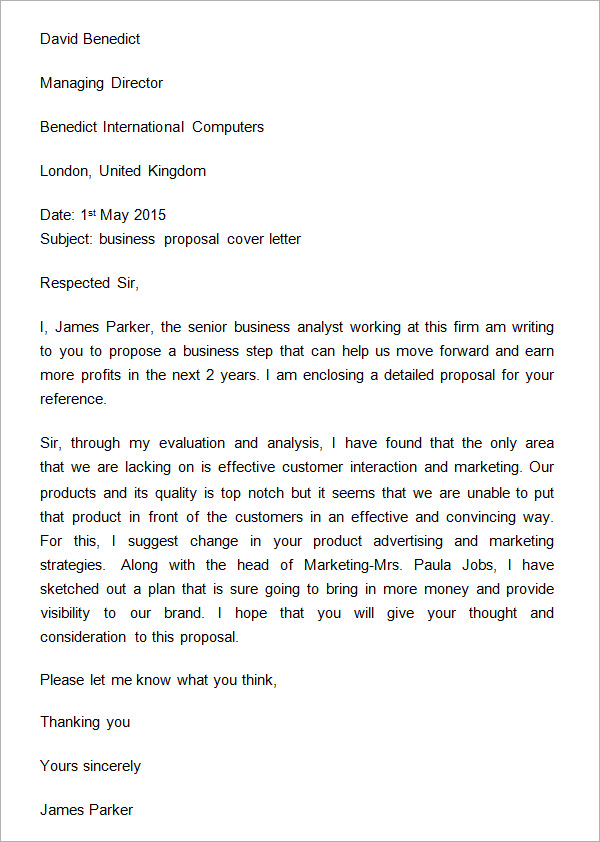 template proposal letter 32 sample business proposal letters ideas 