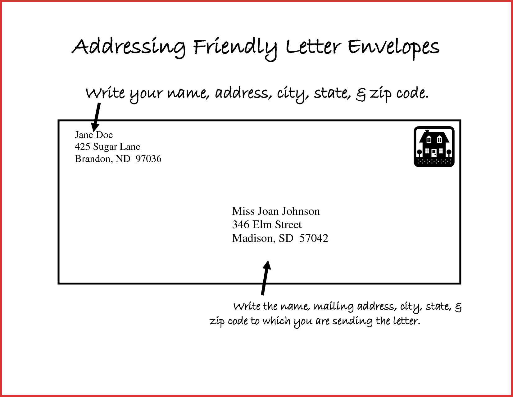 letter envelope address template adressing a letter lovely 