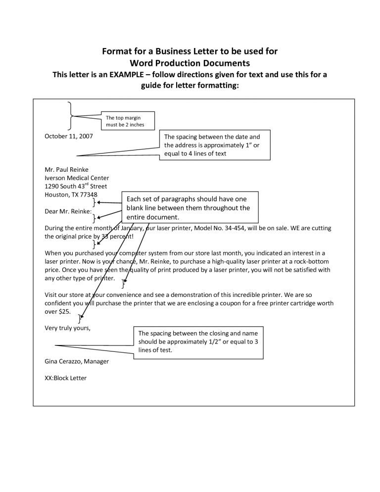 Business Letter Format Spacing Scrumps   Business Letter Format Spacing Professional Letter Format Spacing Business Letter Format Spacing Template 768x994 