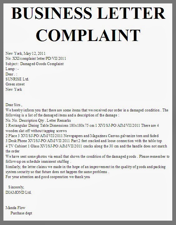 business complaint letter format 28 images 10 business 