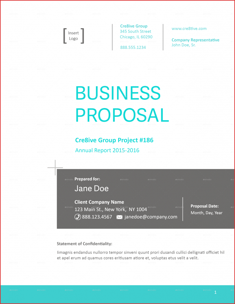 Business Proposal Cover | scrumps