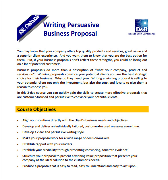 proposal format template 15 writing proposal templates free sample 