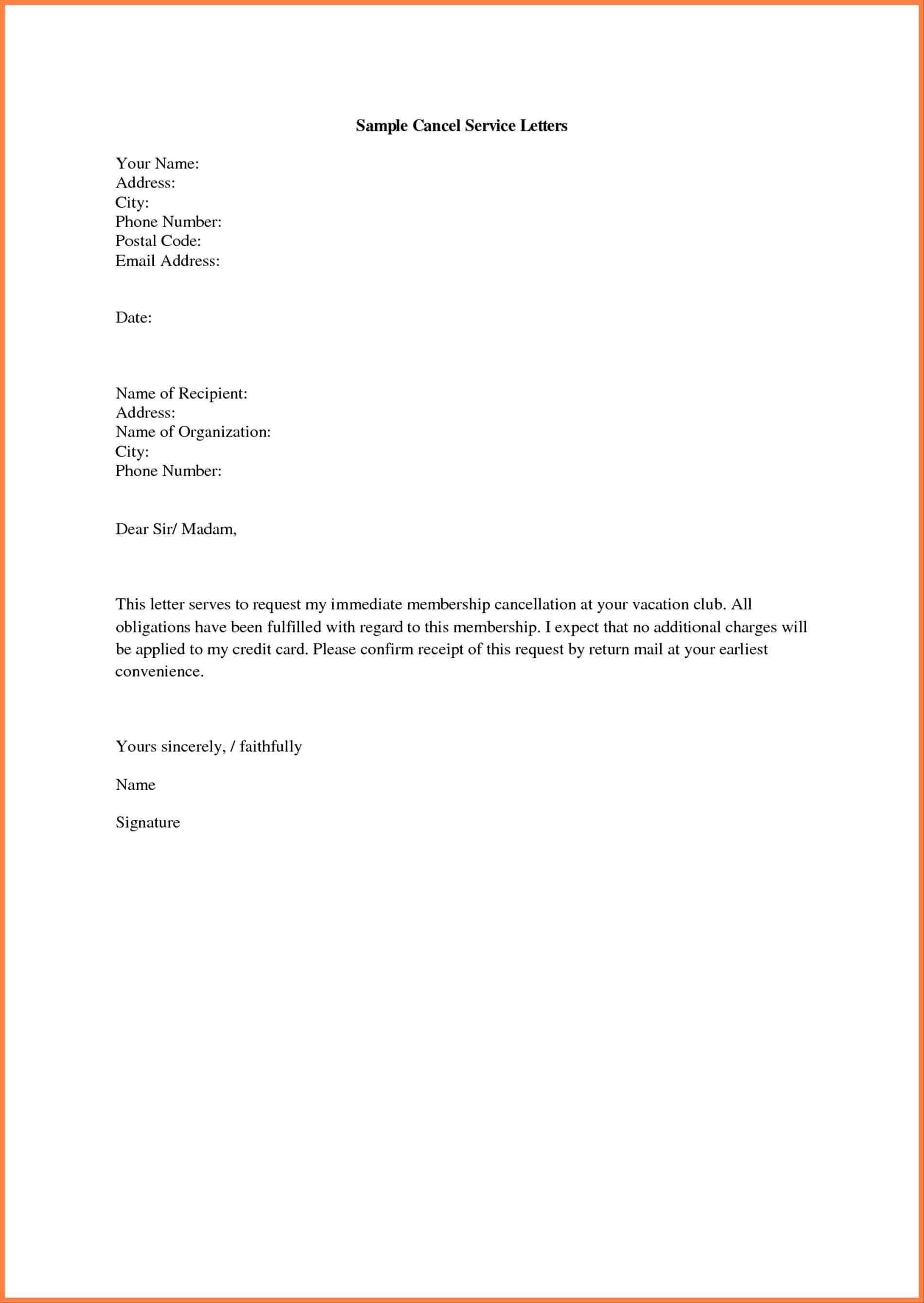 8 best Cancellation Letters images on Pinterest | Cover letter 