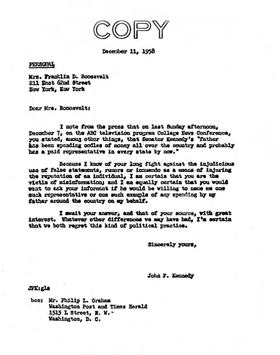 Carbon copy in letter ideas of jfk 01 on business format enclosure 
