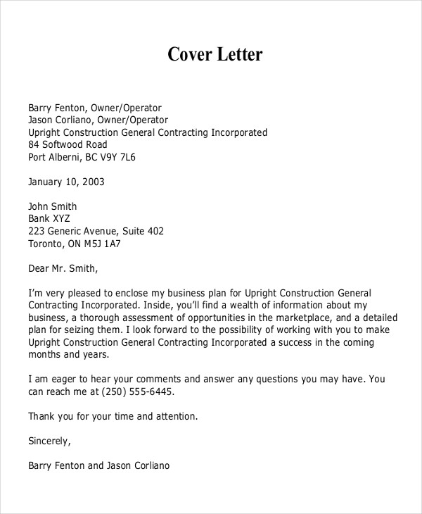 cover letter for business proposal Boat.jeremyeaton.co