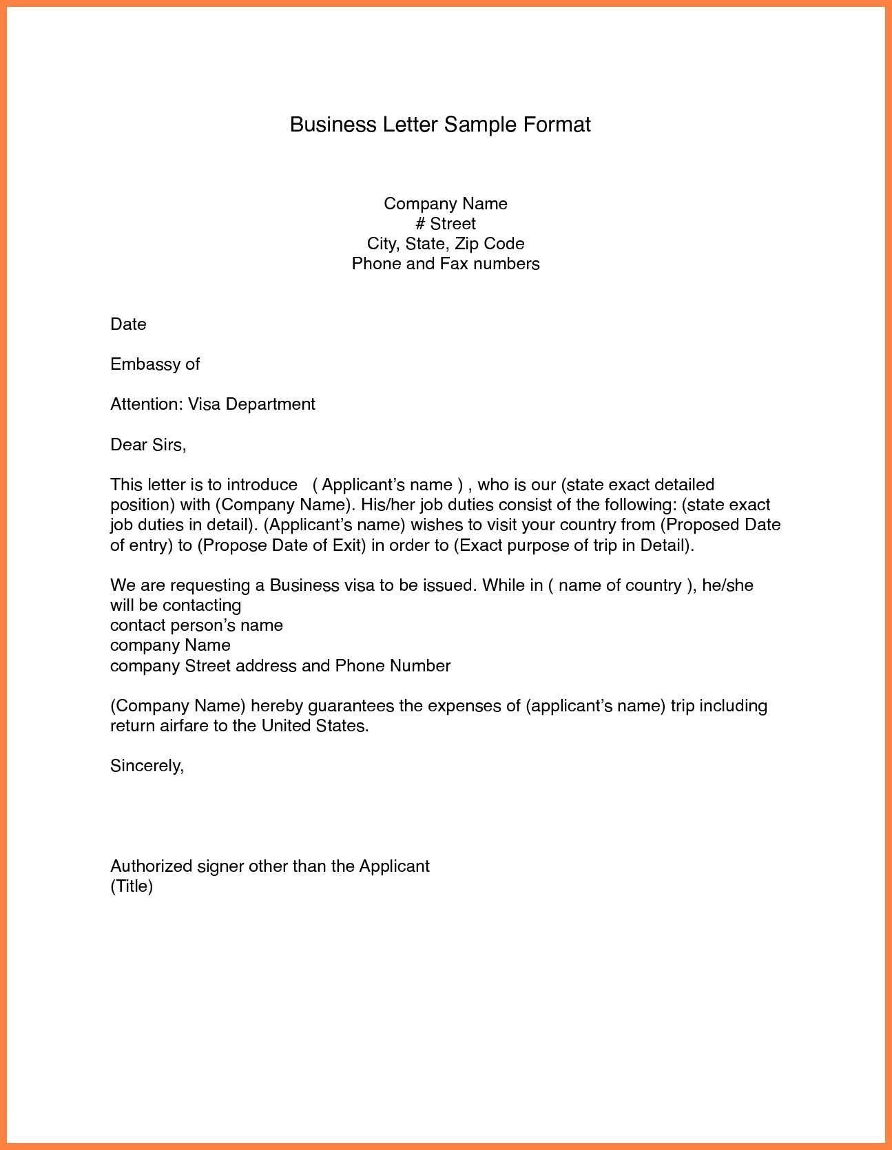 Format Of Business Letter Spacing Valid Cover Letter Format Email 