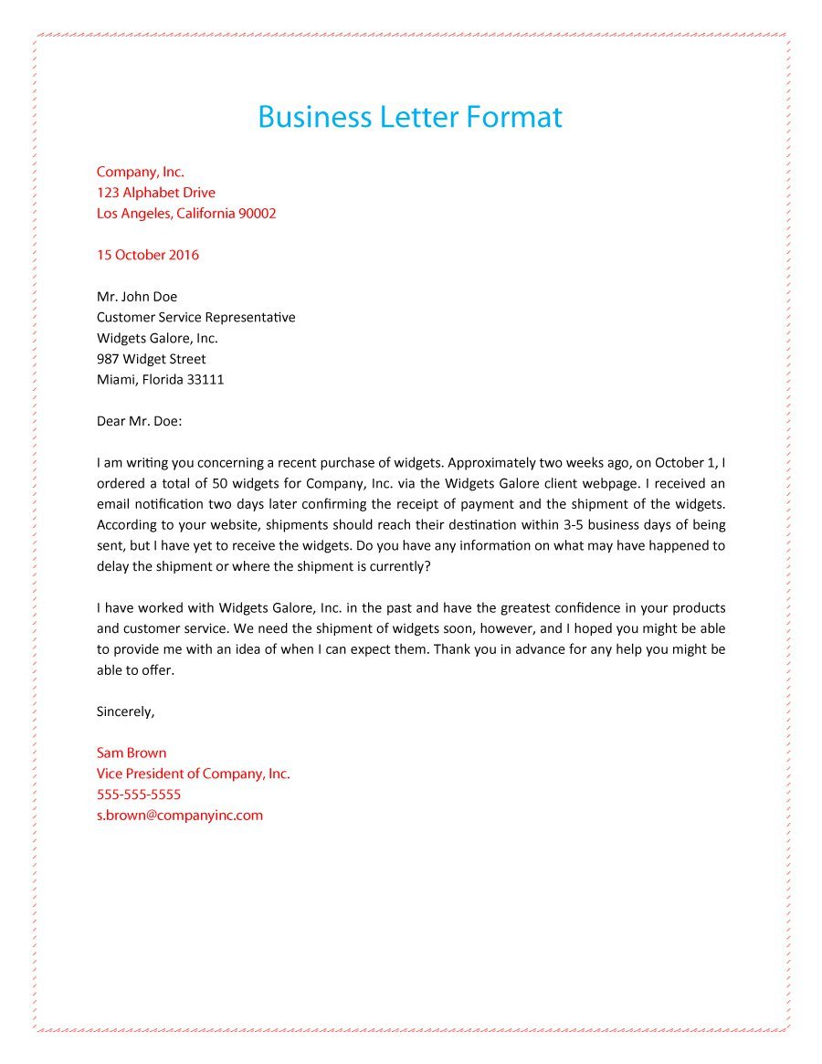 business format 28 images 29 sle business letters format to 