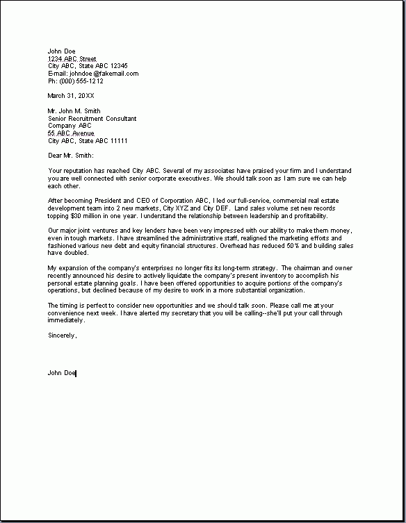 Formal Letter Format To President | cyberuse