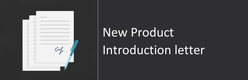 Product Introduction Letter Template