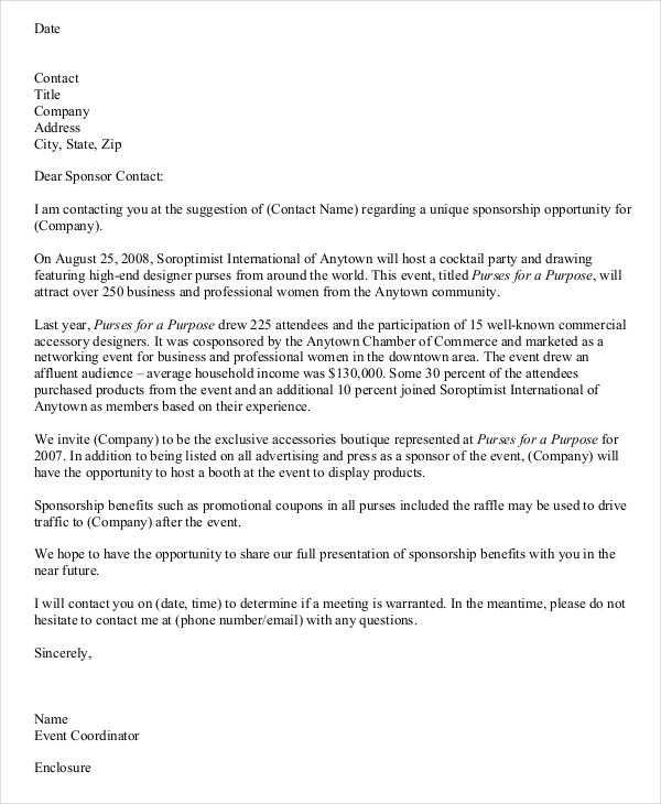 sample letter asking business for donations – down town ken more