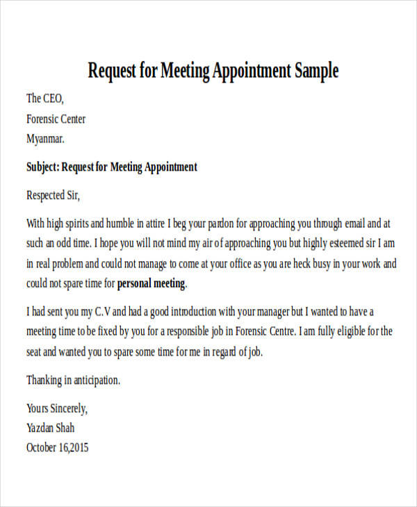 30+ Formal Request Letters | Sample Templates