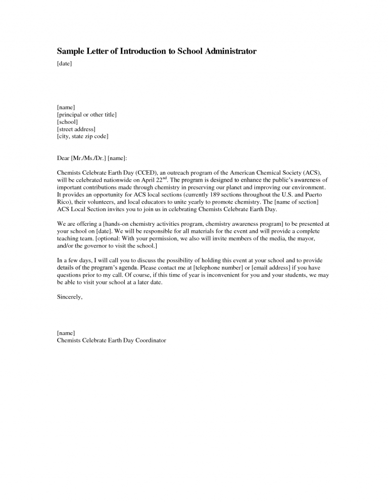 Sample of introduction letters scrumps