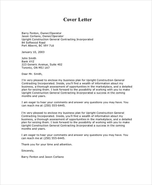 proposal cover letter examples Boat.jeremyeaton.co